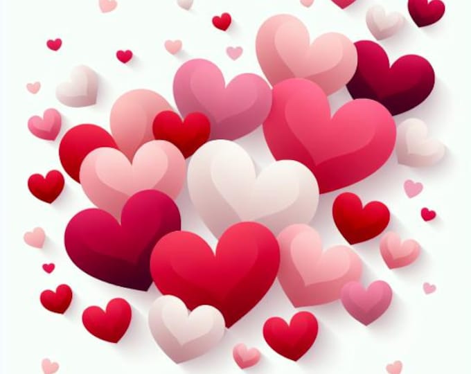 Pink Heart Clipart PNG: Valentine's Day Graphics