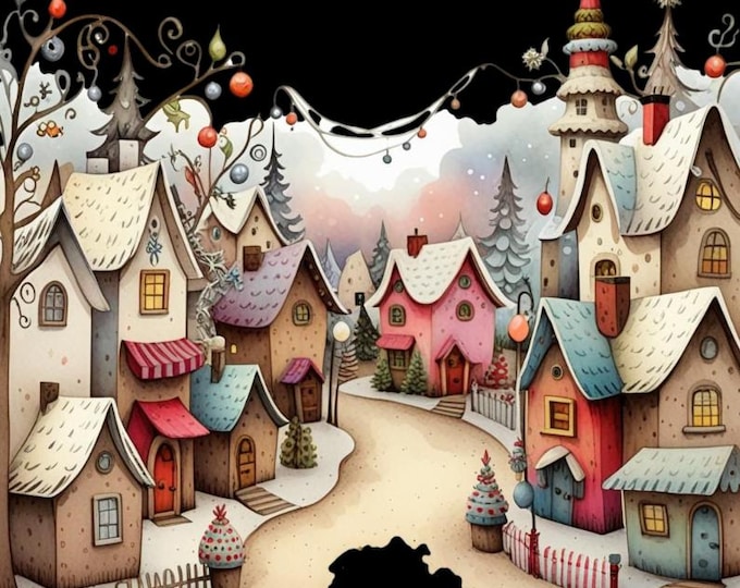 Bundle of 50 Christmas Cliparts with 3 bonus cliparts | PNG | Festive | Transparent Background | Card Making | Journal | Digital Art