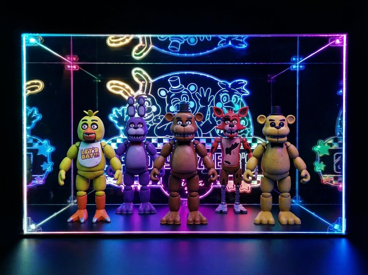 Five nights at freddys action figures - Etsy 日本