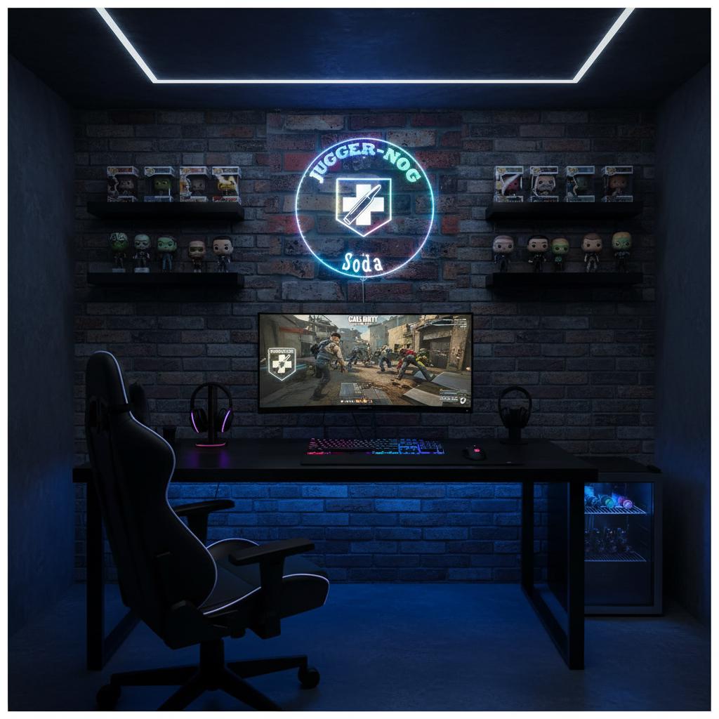 Cod Perk Light Call Of Duty Perk A Cola Six Pack Desk Light