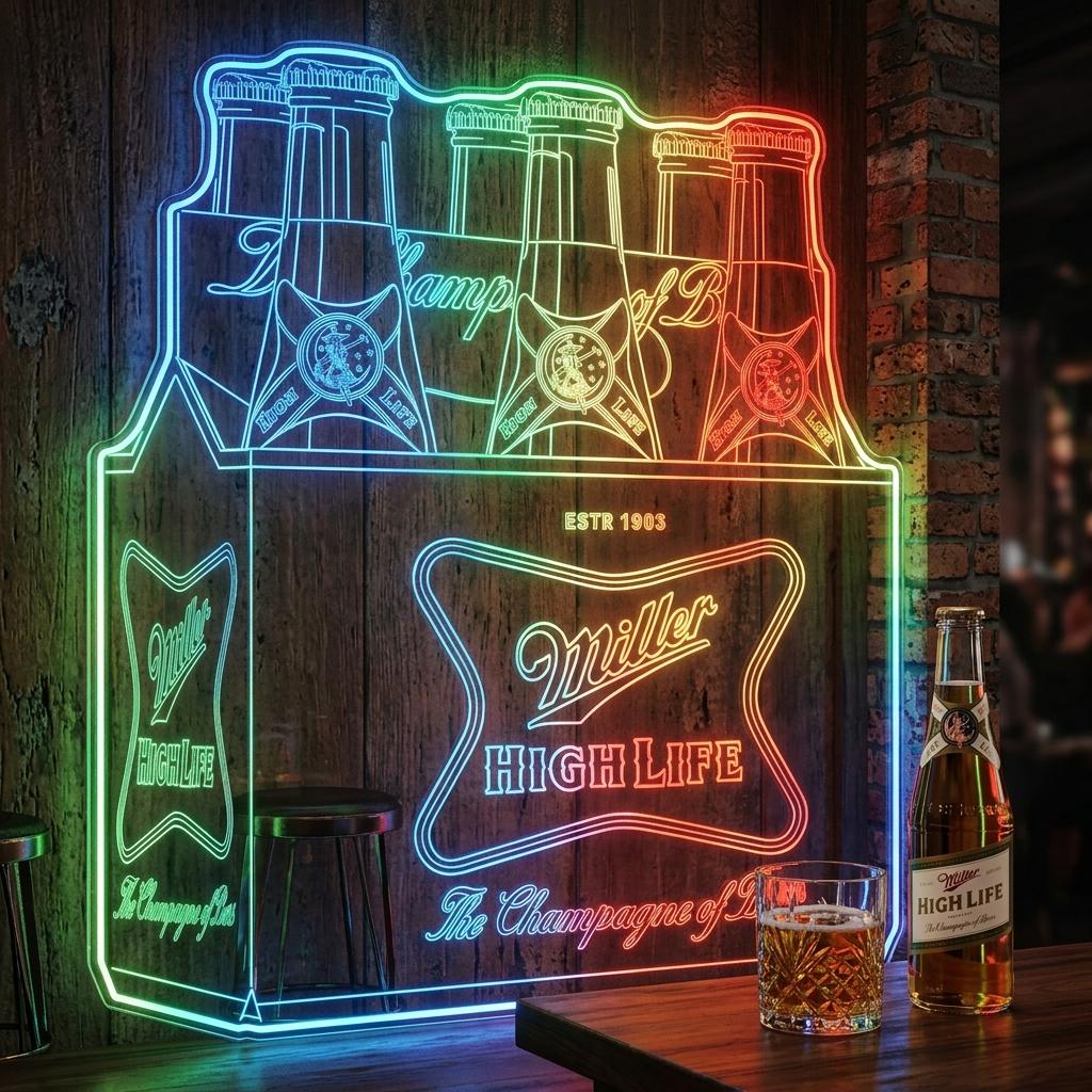 Miller High Life Neon Sign - Etsy