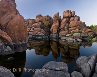 Watson Lake Photo Arizona Reflections - Multiple sizes- Fine Art Photograph