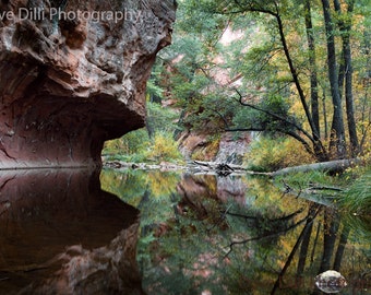 Photograph Sedona Reflections Fall Colors Fine Art Photo Multiple sizes