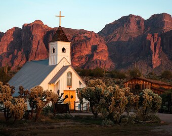 Church At The Superstition Mountains Arizona Multiple sizes