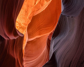 Antelope Canyon slot rocks fine art photograph Multiple sizes