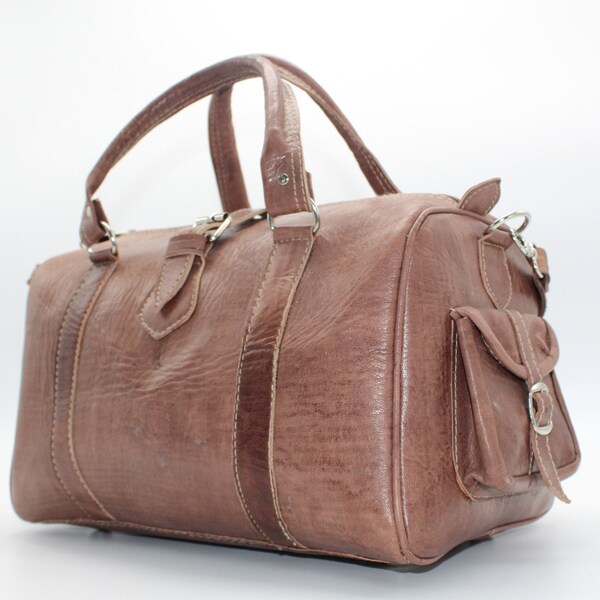 Leather Gym Bag Etsy