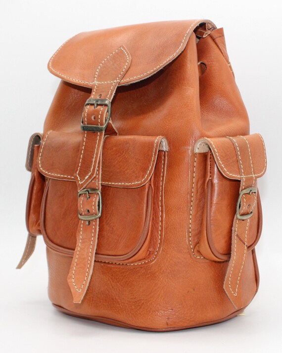 Tan Leather Backpack Brown Handmade - Tan Leather Backpack Womens Tan Leather Backpack Brown Handmade - Tan Leather Backpack Womens