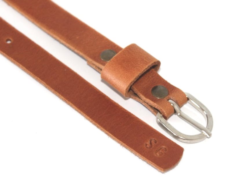 ladies tan belt