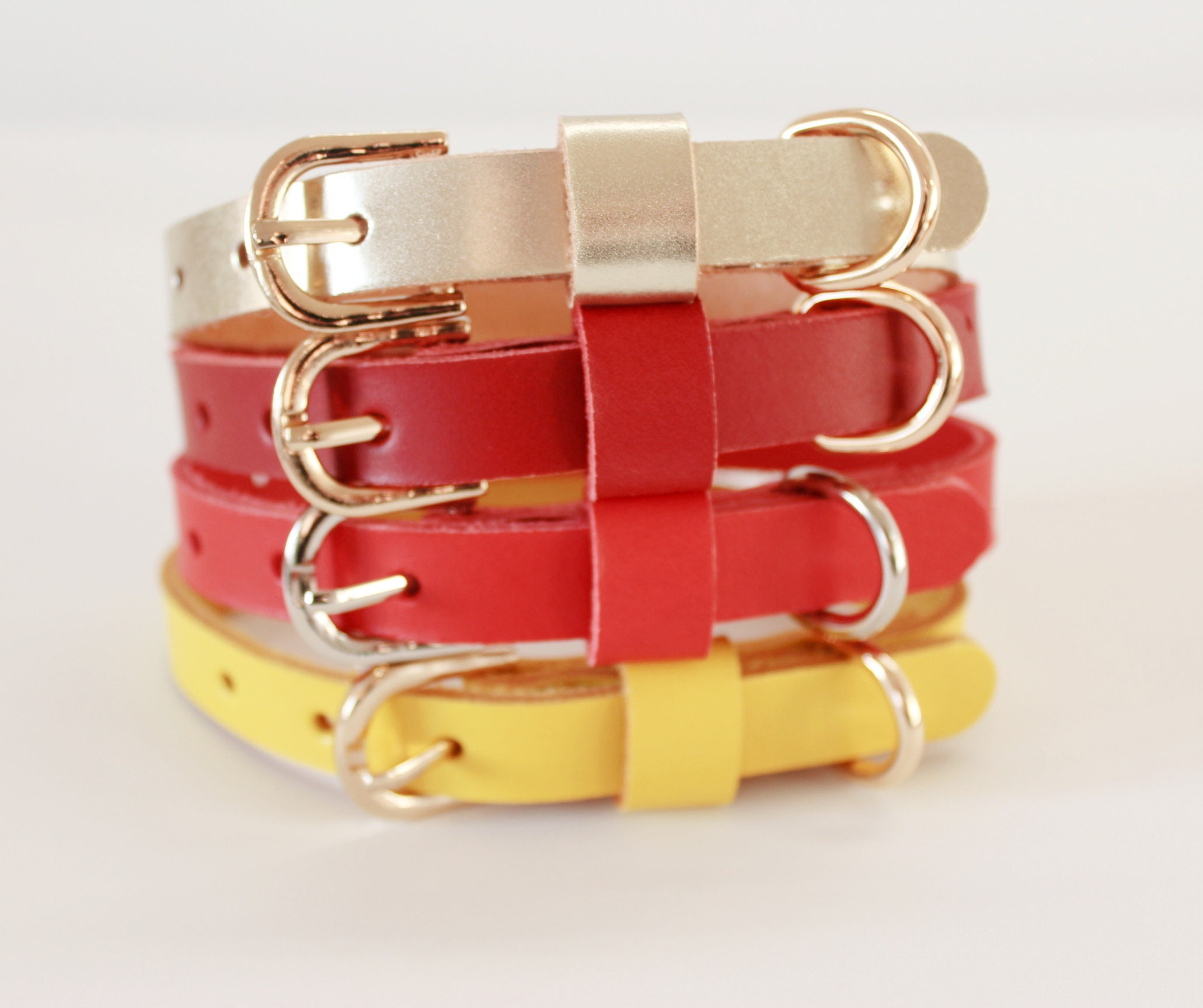 Collier Pour Chien en Cuir Personnalisé, Collier Cuir, Colliers Personnalisés avec Étiquette Nominat