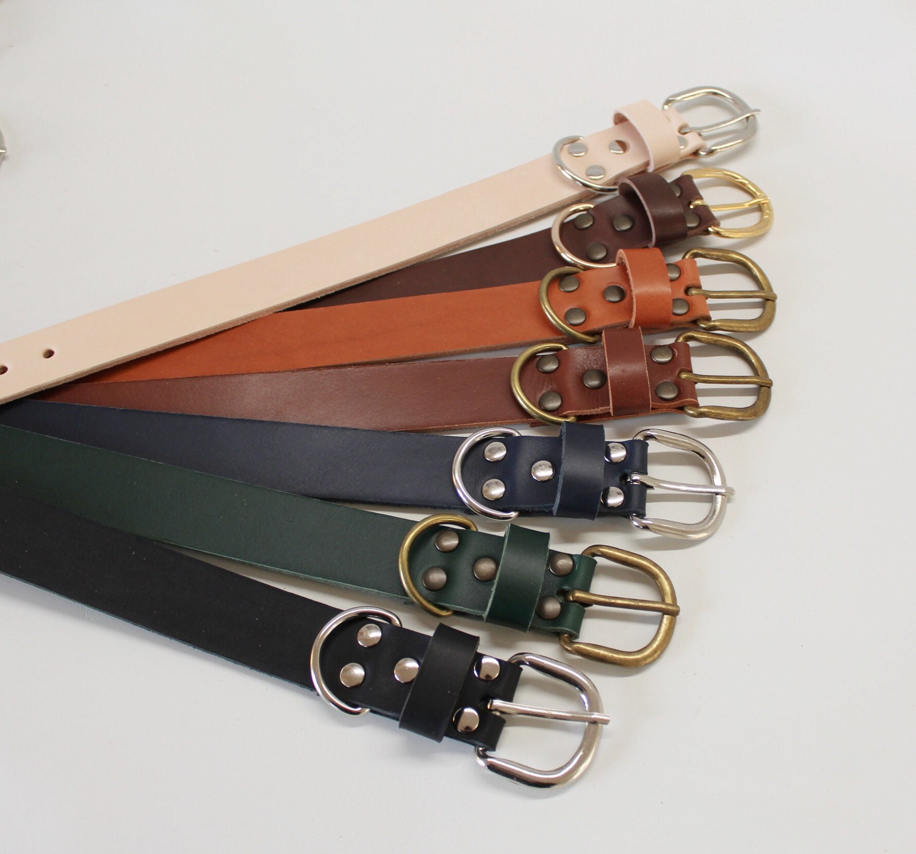 Grand Collier Pour Chien en Cuir Personnalisé, Collier Cuir, Nom Des Colliers Personnalisés, Gravé, 