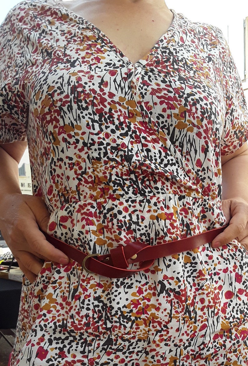 ladies tan belt