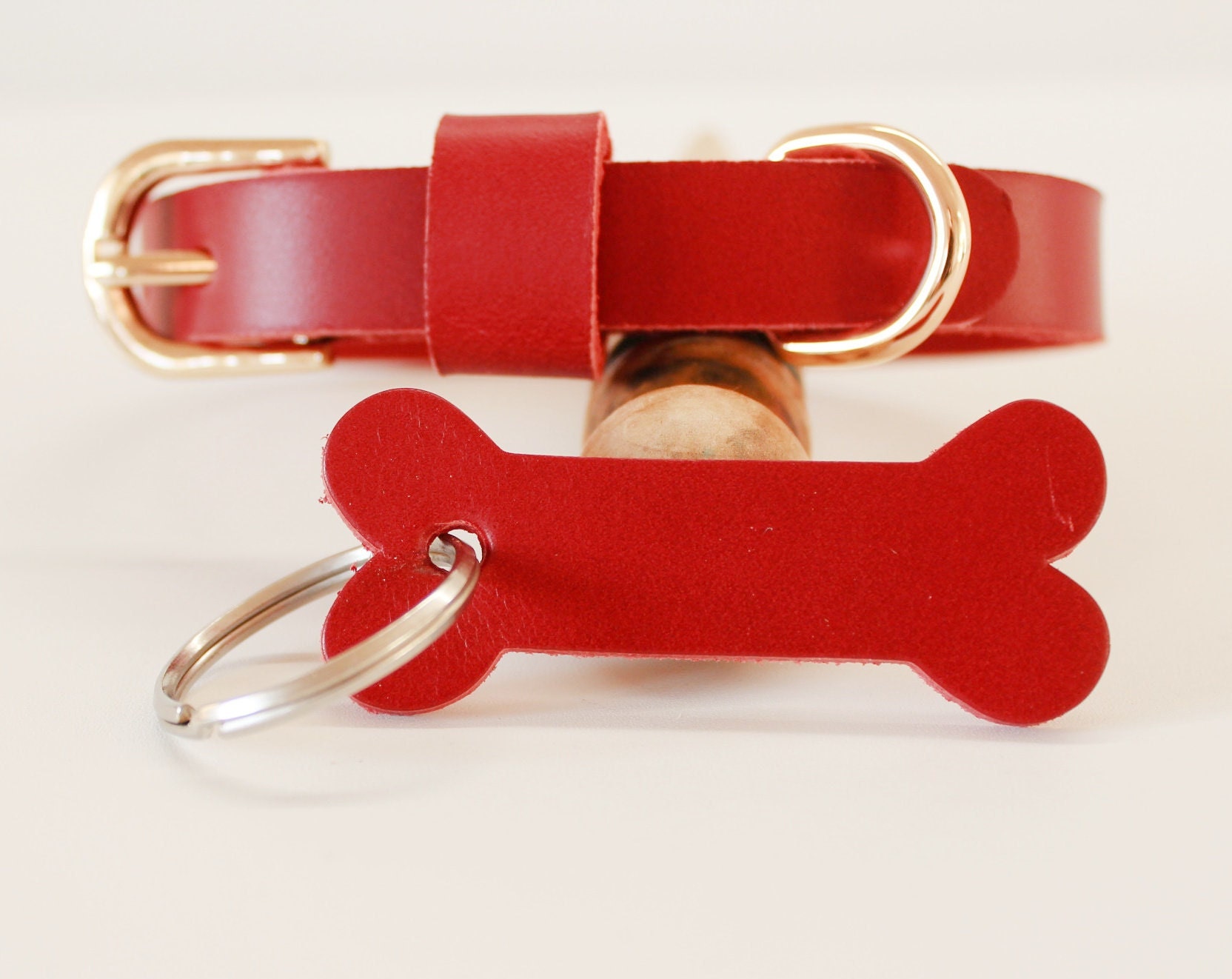 Collier Pour Chien en Cuir Personnalisé, Collier Cuir, Colliers Personnalisés avec Étiquette Nominat