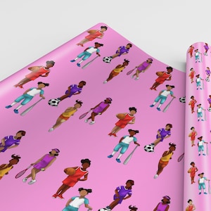 Black Owned Wrapping Paper|Melanin Magic Gift Wrap|Afro-Inspired, Culturally Rich, Bold and Beautiful Gift Wrap for Birthdays and Everyday