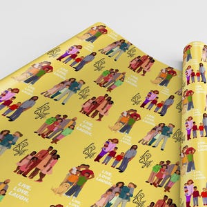 Black Owned Wrapping Paper|Melanin Magic Gift Wrap|Afro-Inspired, Culturally Rich, Bold and Beautiful Gift Wrap for Birthdays and Everyday