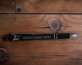 Engraved Pen with Stylus Tip - Personalized Gift