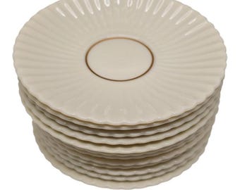 PLATO LENOX Rutledge de porcelana marfil de 6"