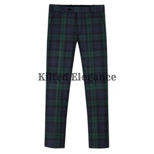 【70s】Euro Vintage BlackWatch Trousers 70s】Euro Vintage BlackWatch Trousers