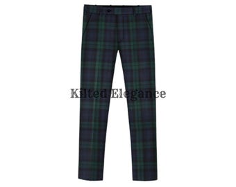 Black Watch Tartan Hose: Schottische Highland Anzughose