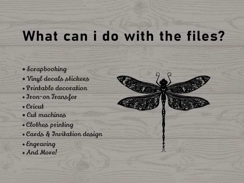 Dragonfly Silhouette SVG PNG Bundle, Insect Nature Clipart Vector ...