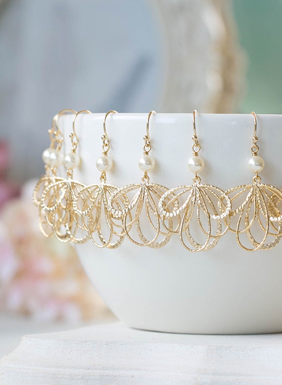 Bridesmaid earrings etsy deals