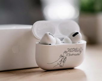 Graduation Name AirPods 1 2 3 4 AirPods Pro 1 2 Case | Personalized Grad AirPods gifts