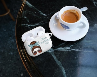 Chaos Coordinator Personalized AirPods Case – Small Gift for Busy Moms and Women
