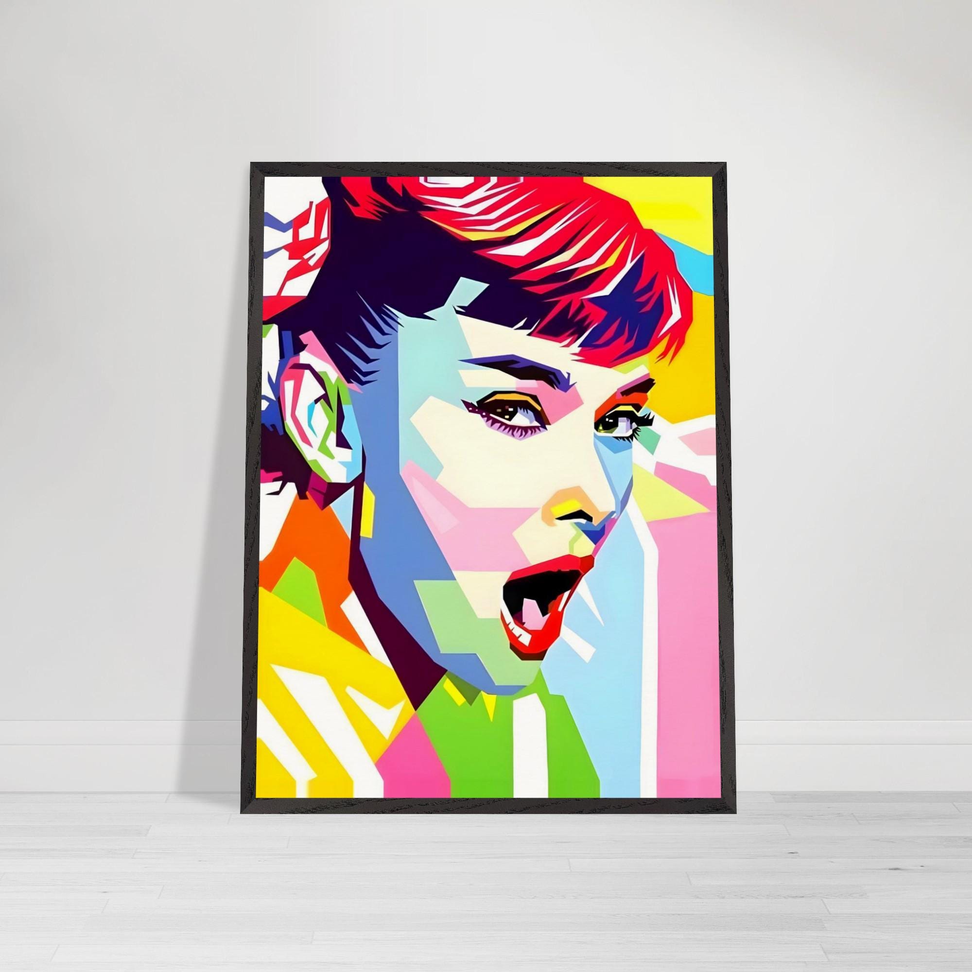 Audrey Hepburn 8K Pop Art - Pixel/framed - Etsy