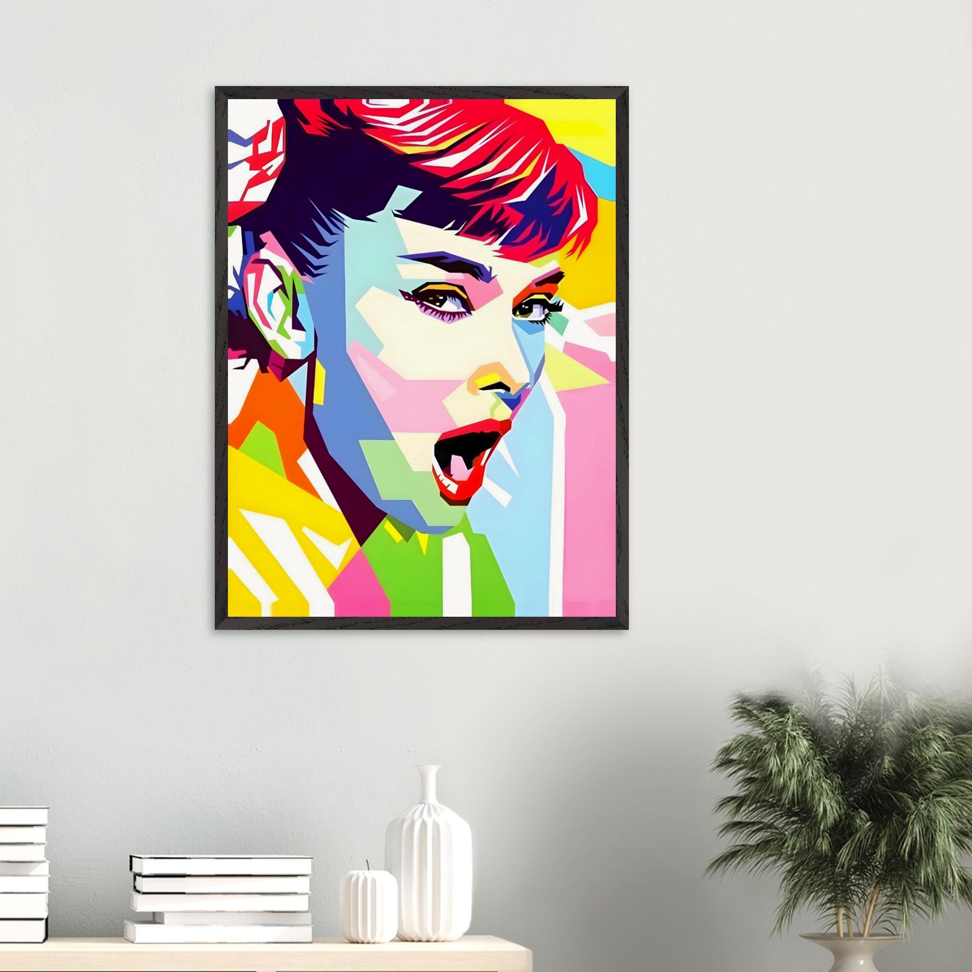 Audrey Hepburn 8K Pop Art - Pixel/framed - Etsy