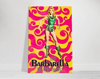 Jane Fonda 'Barbarella' 8K Pop Art - Original/Lienzo