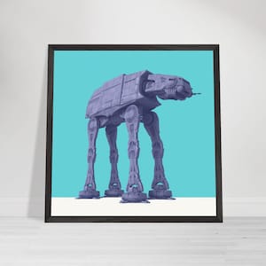 Star Wars AT-AT 8K Pop Art - Original/Canvas