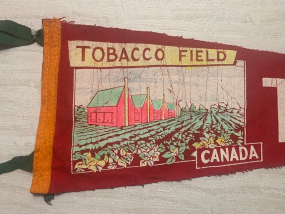 tillsonburg tobacco fields Tillsonburg, Ont. Tobacco Field Canada Flag Pendent