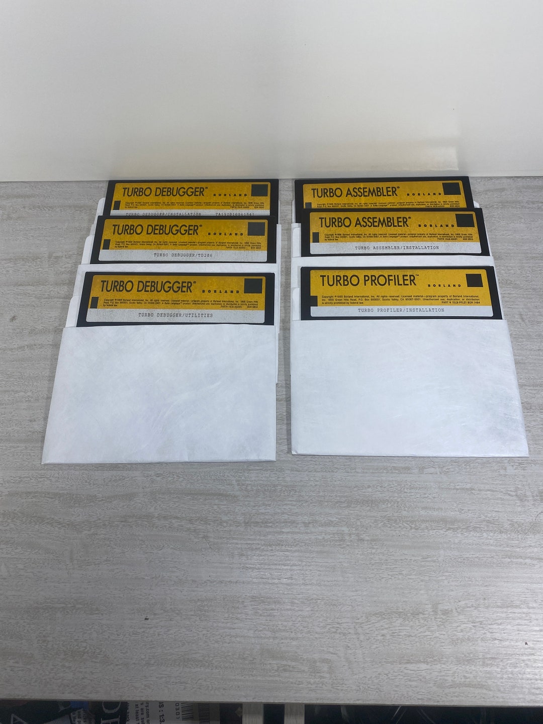 Borland C++ Debugger Profiler Assembler 88 1990 PC 5.25 Floppy Disks - Etsy