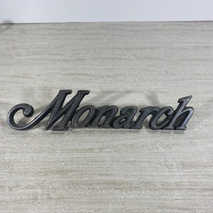 Mercury Ford Monarch Car Emblem Badge OEM Metal