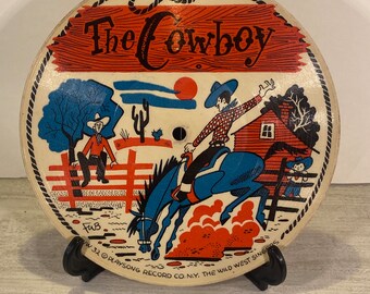 The Cowboy WW31/WW32 Home On The Range Wild West Singers 78 RPM Record 1948