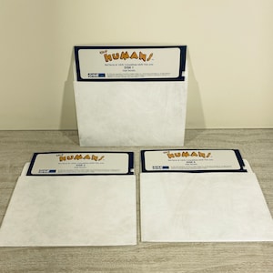The Humans 5.25&quot; Floppy Disk Game - IBM/Tandy & Compatibles 640K VGA