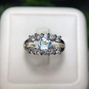 Natürliche handgemachte Topas Ring Sterling Silber 925-Healing Ring-Birthstone Ring-Best für Geschenk-Edelstein Ring