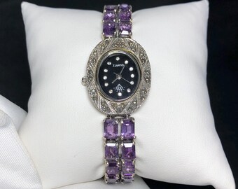 Ecclissi Sterling Silver Watch With a Beaded Faceted  display picture 3