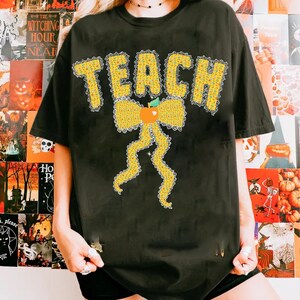 Coqueta de encaje para el regreso a clases, lazo de maestra preppy, primer día de clases, manzana coqueta, maestra, regreso a clases
