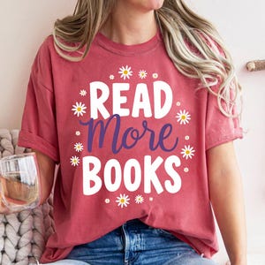 Read More Books Png, Books Shirt, Bookish Shirt, Teacher Librarian Gift, Halloween Book Lover, School Png