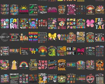 100+ Teacher Png Bundle, Back to School Png, Teacher Retro Designs, Groovy Floral Teacher Appreciation, Teacher Life, Teacher vibes png