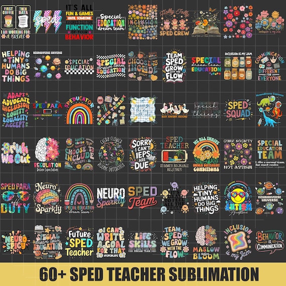 Sped Png Bundle, Special Education Teacher Png, Sped Teacher Sublimation Designs, Squad Crew, Choose to Include Png, Inclusion Matters Png