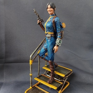 Lucy fallout painted figure | figure inspired by fallout