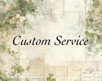 Douaneservice / Aangepast ontwerp / CAD op maat / Sieraden op maat