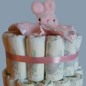 Medium Size Diaper Cake, Baby Shower Gift, Baby, Shower, Gift, Mother to be, Parents to be, New Baby Arrival, Diaper Cake, Boy, Girl,Diapers