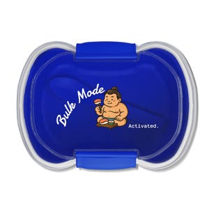 Two-Tier Bento Box with Fun Sumo Design, Meal Prep Container, Lunchbox for Adults, Kids Lunch, Food Storage, Gift for Foodies