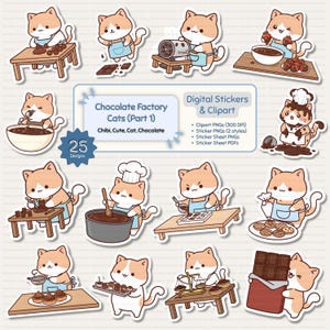 Paquete de pegatinas digitales, pegatinas digitales con iconos diarios, pegatinas de gatos, pegatinas de animales kawaii, pegatinas de Goodnotes, pegatinas para iPad