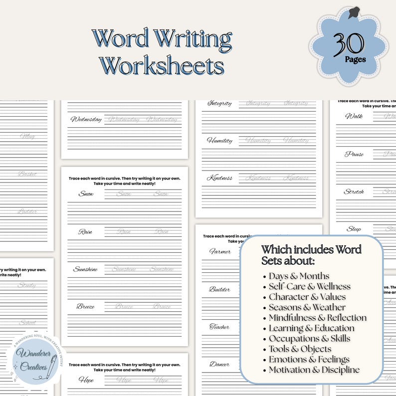 Cursive Handwriting Worksheet for Adults Cursive Writing Practice ...