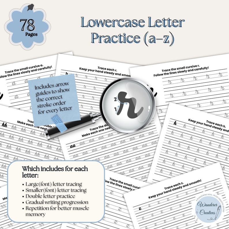 Adults Cursive Writing Practice Sheets Handwriting Practice Cursive PDF ...