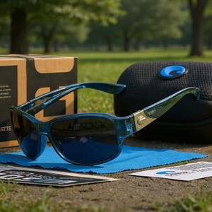 Costa del mar Inlet Like Sunglasses, Sunglasses for Women, Wrap sunglasses, polarized sunglasses new without box