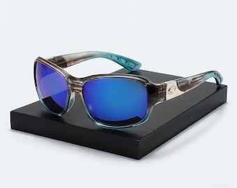 Gafas de sol Costa Del Mar Inlet: gafas de sol polarizadas envolventes para mujer Striple Blue
